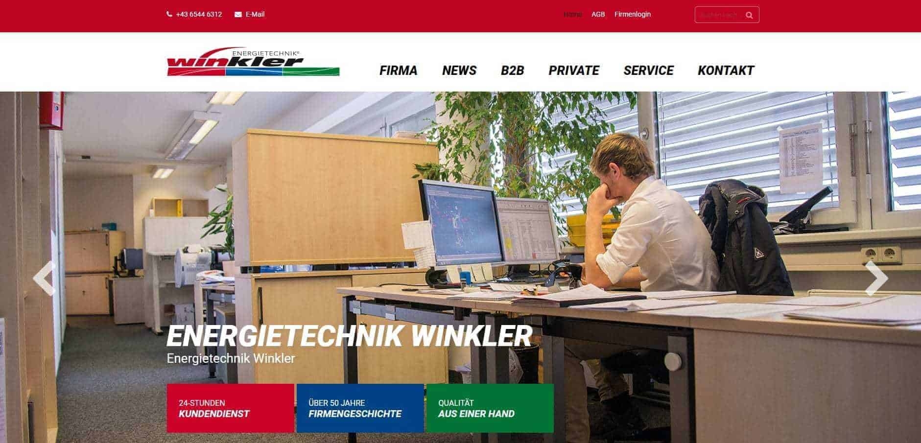 Volker Winkler, Energietechnik Winkler in Rauris und Salzburg