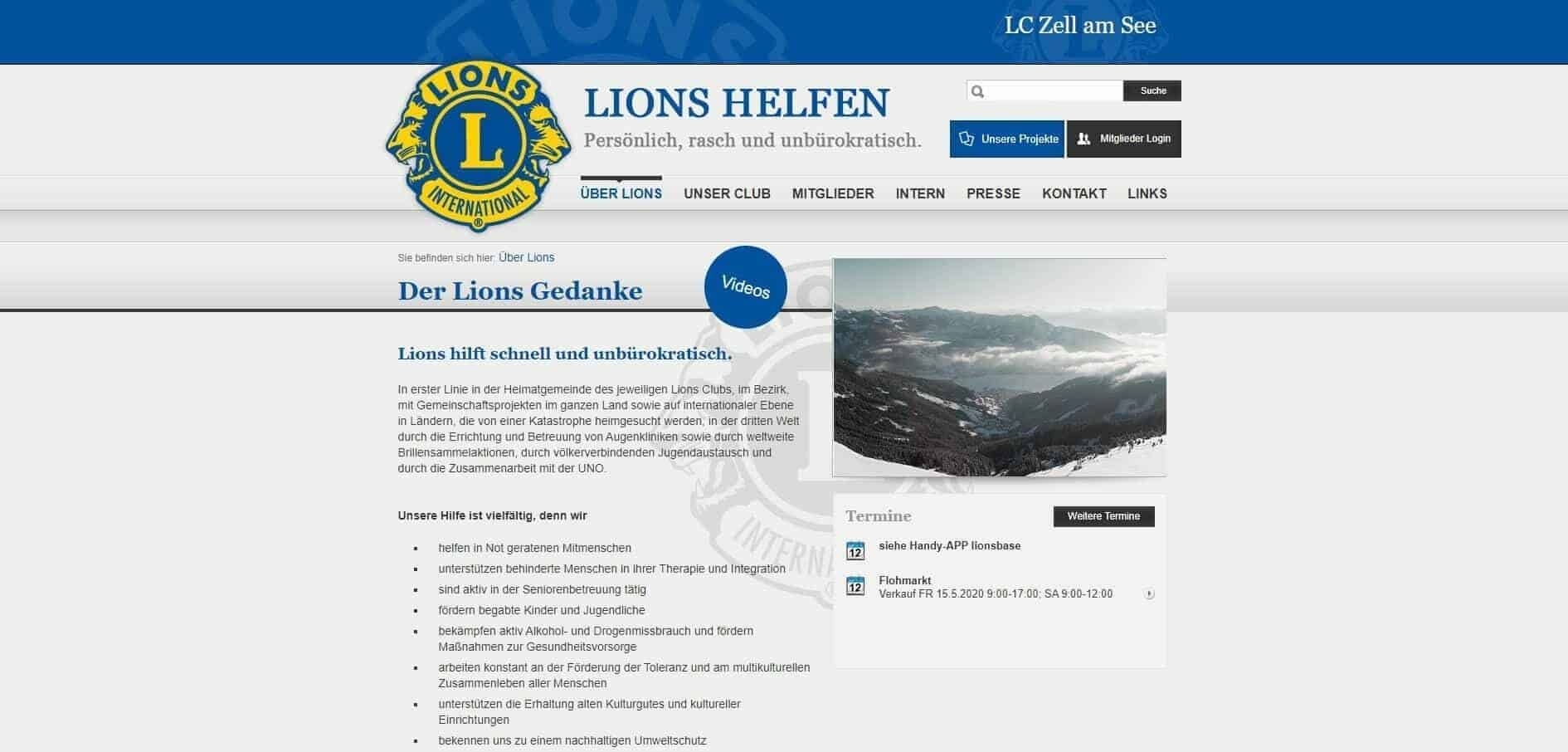 Dipl. Ing. Holzwieser Martin, Lions Club Zell am See